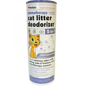 Sprinkle onto litter - smells great!