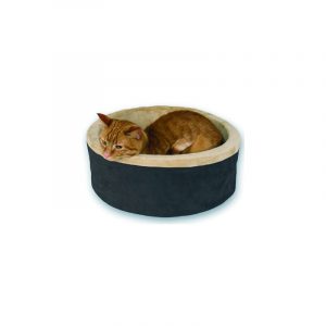 Kittens and older cats love the heated bed!