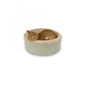 Kittens and older cats love the heated bed!