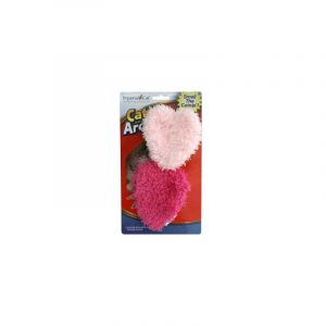 Cat 'n Around Toys (on Hang Card) Fuzzy Heart Duo