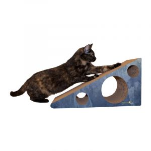 Imperial Cat Wedge Scratch 'N Shape, Blue Watercolor
