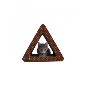 Imperial Cat Triangle Combo Scratch 'n Shape, Pink Polka Dot