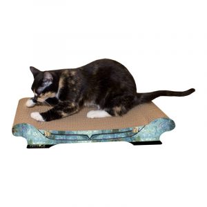 Imperial Cat Comfort Couch Scratch 'n Shape, Antique Blue