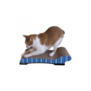 Imperial Cat Chaise Scratch and Shape, Blue Stripe