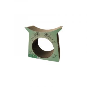 Imperial Cat Tower Tunnel Scratch and Shape, Modern Green