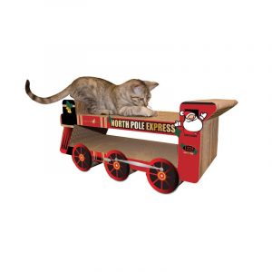 Imperial Cat Holiday Express Train Scratch 'n Shape
