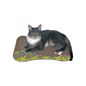 Imperial Cat The Sophia Scratch 'n Shape, Retro Green Floral