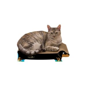 Imperial Cat Black Dachshund Scratch 'n Shape, Small
