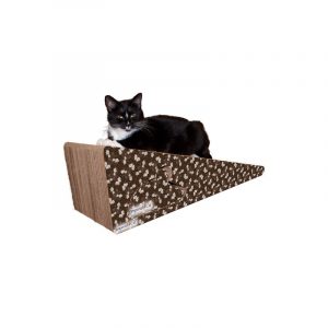 Imperial Cat Giant Wedge Scratch 'n Shape, Brown Floral