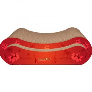 Imperial Cat Vogue Scratch 'n Shape, Modern Red