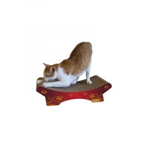 Imperial Cat Zen Scratch 'n Shape, Modern Red