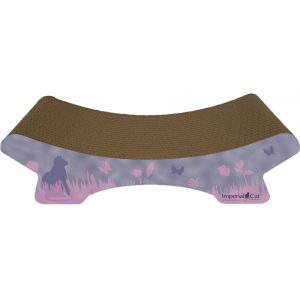 Imperial Cat Zen Scratch 'n Shape, Purple Floral