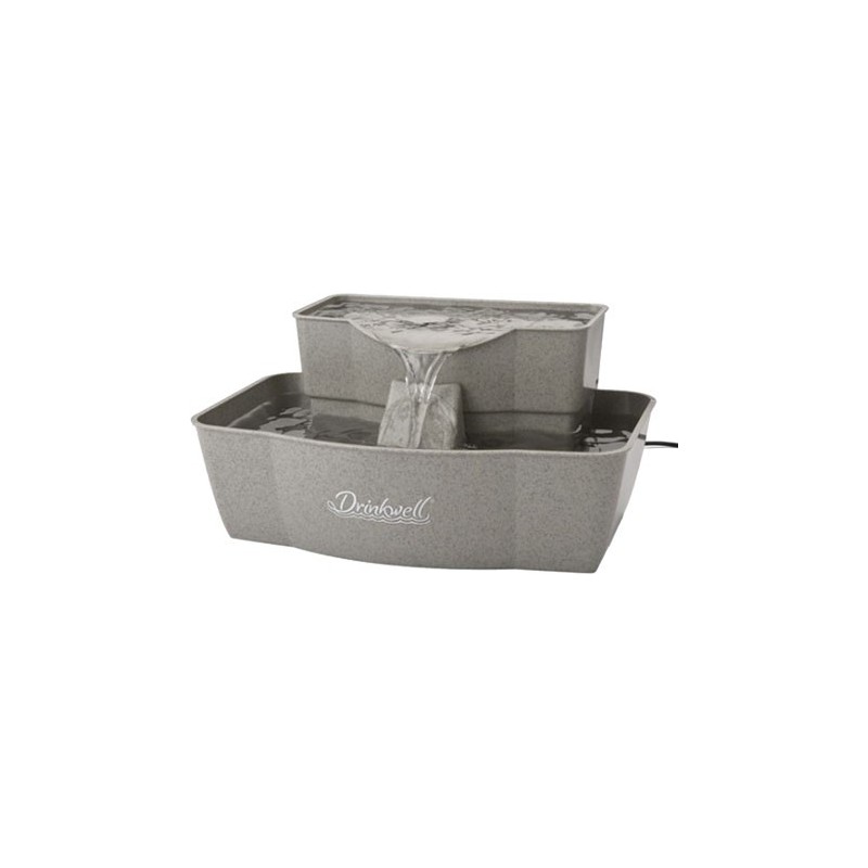 features 2 places for pets to drink from! Features 2 places for pets to drink from!